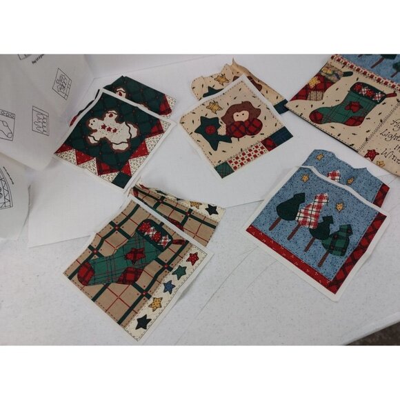 Quilt Kit "Christmas Angels Flying High" by Leslie Beck 2 Panels & 8 corner pcs - Picture 4 of 4